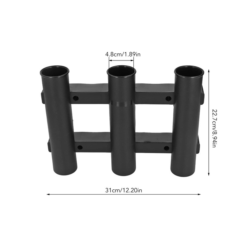 Rod Holder Multifunctional ABS Rod Holder with 4 Screws 3