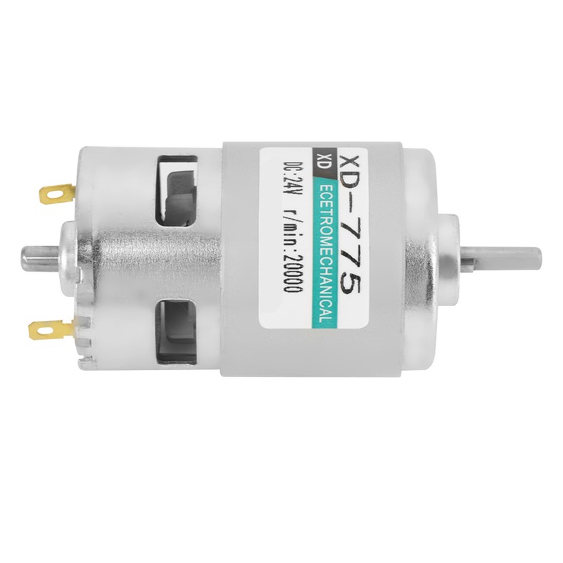 XD-775 24V High Speed Low Noise Double Ball Bearing Brush