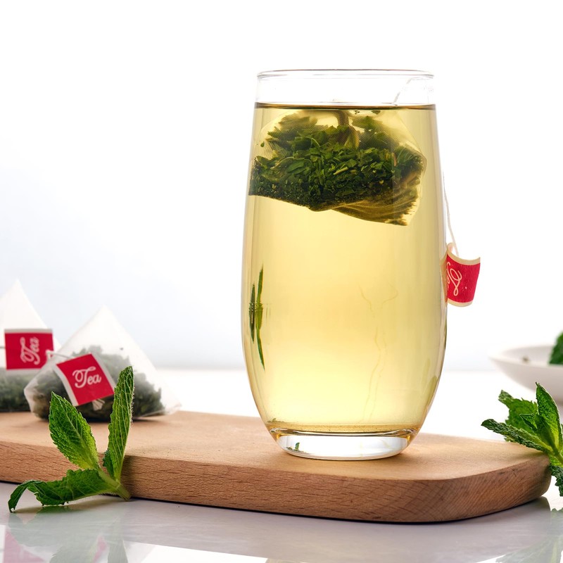 50 Peppermint Tea Bags, Herbal Mint Tea Bags, Traditional Dried