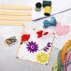 Anglecai 16 Sets Needlepoint Stretcher Bars with 100 Thumb Tacks,