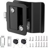 Unbranded Black RV Paddle Entry Door Lock Latch Handle Knob