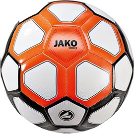 Jako STRIKER Training Ball, Unisex, Striker, weiß/Neonorange/Schwarz, 5