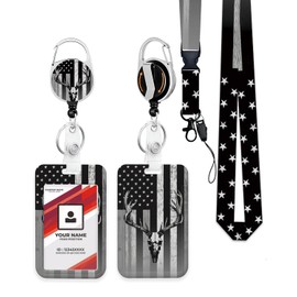 Heavy Duty ID Badge Holder with Retractable Badge Reel Clip, Breakaway Lanyards, Vertical ID Card Holder for Nurses, Doctors, Teachers, Women, Men - Baseball Legend