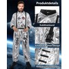 UWXOZO Astronaut Costume Men Women Space Costume Set Fancy Dress