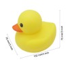 MyLifeUNIT 4 inch Yellow Rubber Bath Ducks for Child