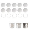 steel filter 10pcs and silicone ring 5pcs fit for CAPSULONE