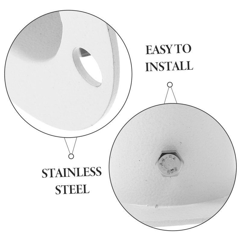 KOMBIUDA Stainless Steel Pool Ladder Flange Deck Attachment for Pool