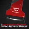 Carbide Oscillating Tool Blades 4-Pack,Multitool Blades Carbide, Universal Fit for