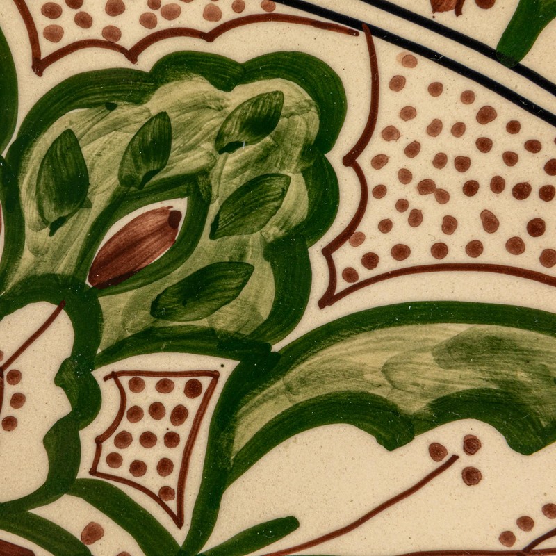 Creative Co-Op Garden Tapestry Stoneware Platter, Multicolor