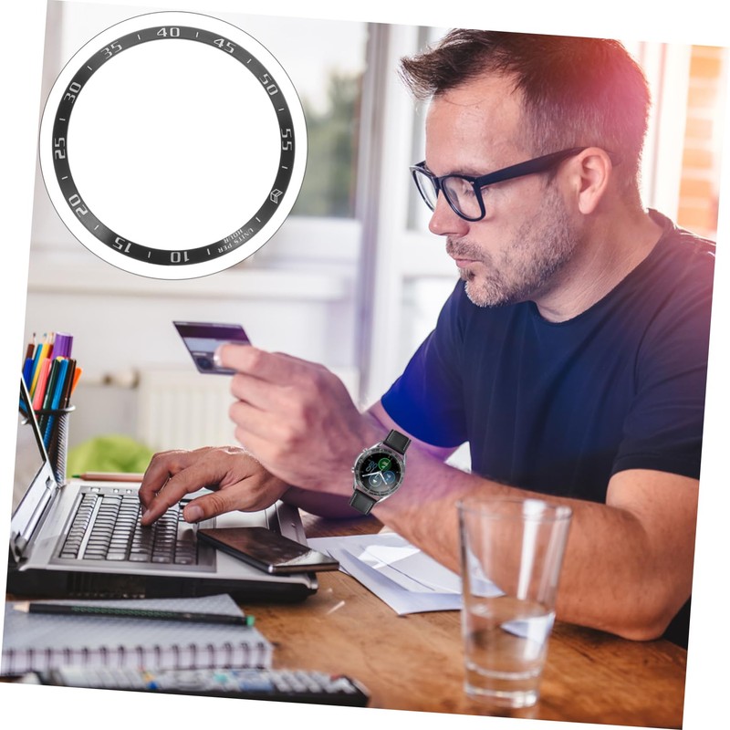 TEHAUX Smartwatch Bezel Ring Cover Compatible with Galaxy Watch Watch