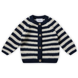 Stellou & friends Cardigan for Girls and Boys | High Quality Baby Clothing Made of 100% Cotton - I V, striped