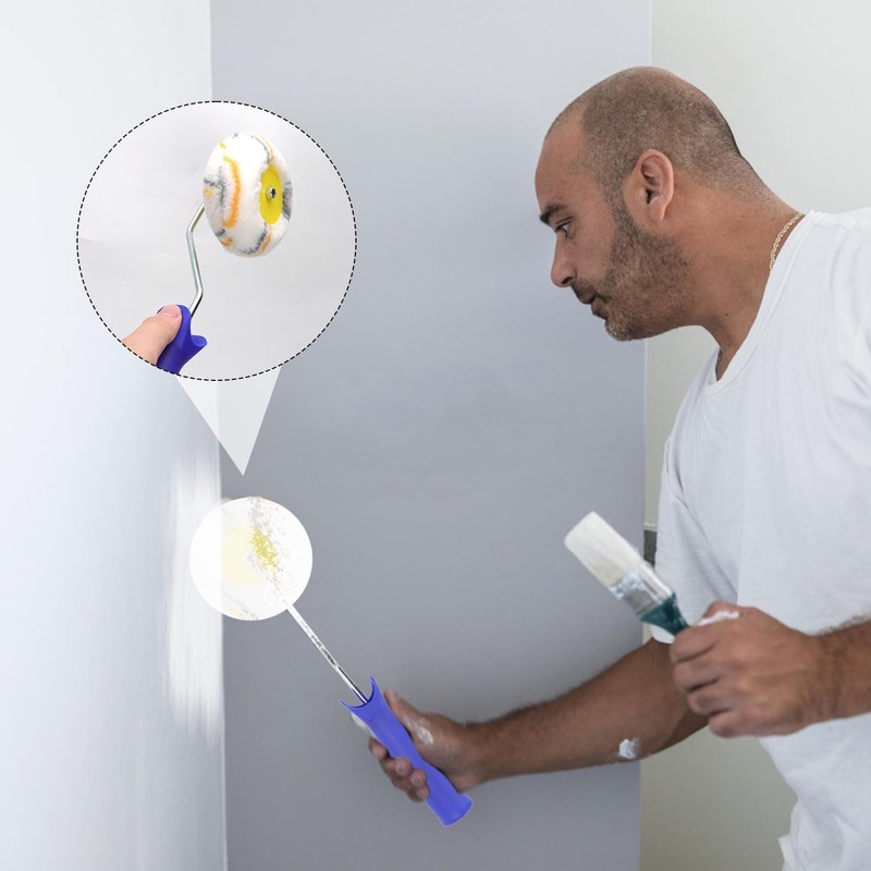 Drywall Corner Roller, 1Pc Drywall Paint Edger Roller Brush with