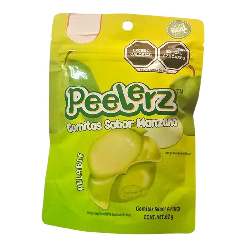 Gomitas de Manzana Peelerz Pelables, 62 g