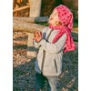 Playshoes Girl's Warmer Kinder Fleece-steckschal Sterne Scarf, (Pink 18), One