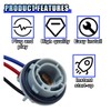 2PCS 1157 LED Bulb Socket Plug, Turn Signal, Brake Light,