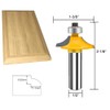 TAIWAIN Router Bit 12Inch Shank Classical Door and Drawer Front