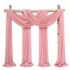 Wedding Arch Draping Fabric, 4 Panels 28" x 19ft Dusty