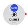 Kichwit Clean Dirty Dishwasher Magnet, Magnetic Dishwasher Sign That Says