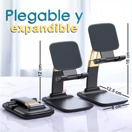 J.H. Company Soporte Portátil Plegable Base Celular/tablet Escritorio