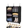 ClosetMaid 6-Shelf Fabric Hanging Closet Organizer with Garment Rod for