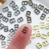 3mm / 0.12 inches (Inner Diameter) Super Tiny Buckles, Doll