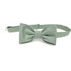 LINILI Linen Bow Tie for Men, Pre-tied and Adjustable, Handmade