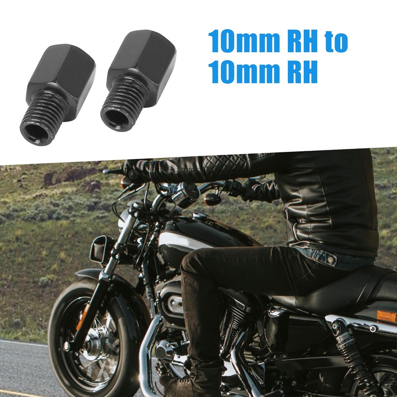 A ABSOPRO 10mm RH to 10mm RH Rearview Mirrors Adapter