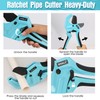 SHALL 2.5" (63mm) Plastic Pipe Cutter, PVC Cutter, Ratchet Pipe