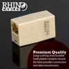 rhinocables Cat5e RJ45 Coupler, Female to Female Ethernet Coupler for
