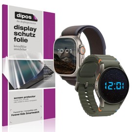 dipos I 6x Schutzfolie klar passend für Forever Kids Smartwatch Folie Displayschutzfolie, Ultra-Dünn, Case-Friendly, Fingerprint-Kompatibel