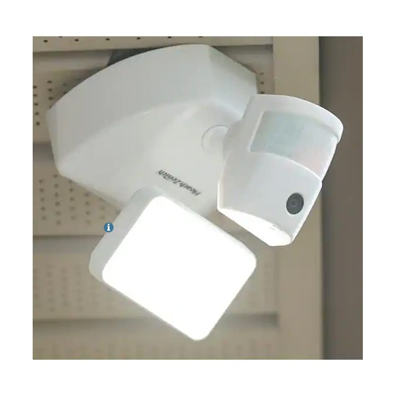 Heath/Zenith Video Wi-Fi Connected White Wired Single Head Motion Activated