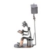 Steelman24 I Nuts and bolts sculpture Loo Man With Tablet
