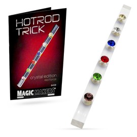 Magic Makers Crystal Hotrod Magic Trick Rojo con 30 Trucos En Línea