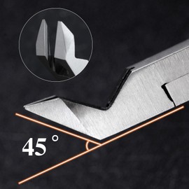 SPEEDWOX Model Nippers Wire Cutter 45° Sprue Cutter Wire Flush Cutters, Electronic Model Sprue Clippers, Ultra Sharp And Precision Side Nippers For Plastic Model Building With Protective Cover