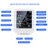 BIMOZ 7-in-1 Air Quality Monitor Indoor, Real-Time Air Quality Tester