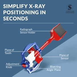 Veterinary Dental X-Ray Positioning Device for Precise Radiography – Fits Midmark Optimax Sensor, Accurate Bisecting Angle Finder for Veterinary Dental Radiology and Vet Xray Positioning