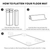 Clear Floor Mat for Home, 5'×8' Large Non-Slip Plastic Rug