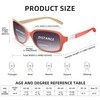 JM Klassisch Bifokal Lesebrille Platz Stylish Gradient Sonnenbrillen Leser für