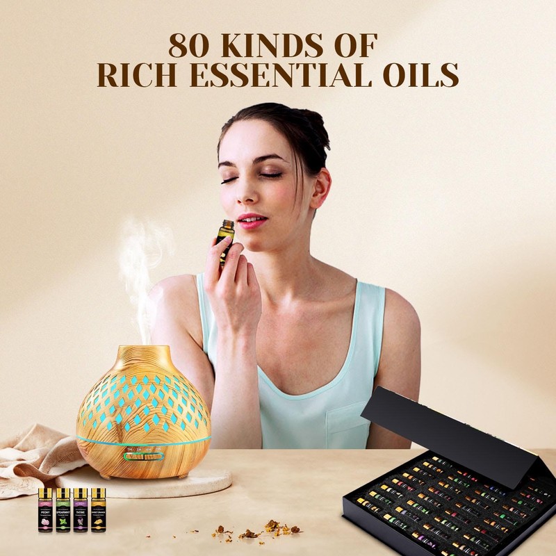 Essential Oil Set 80 Pcs - 100% Natural Essential Oils