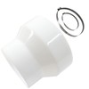 Marvexi 4 to 3 Inch Duct Reducer Adapter with 2