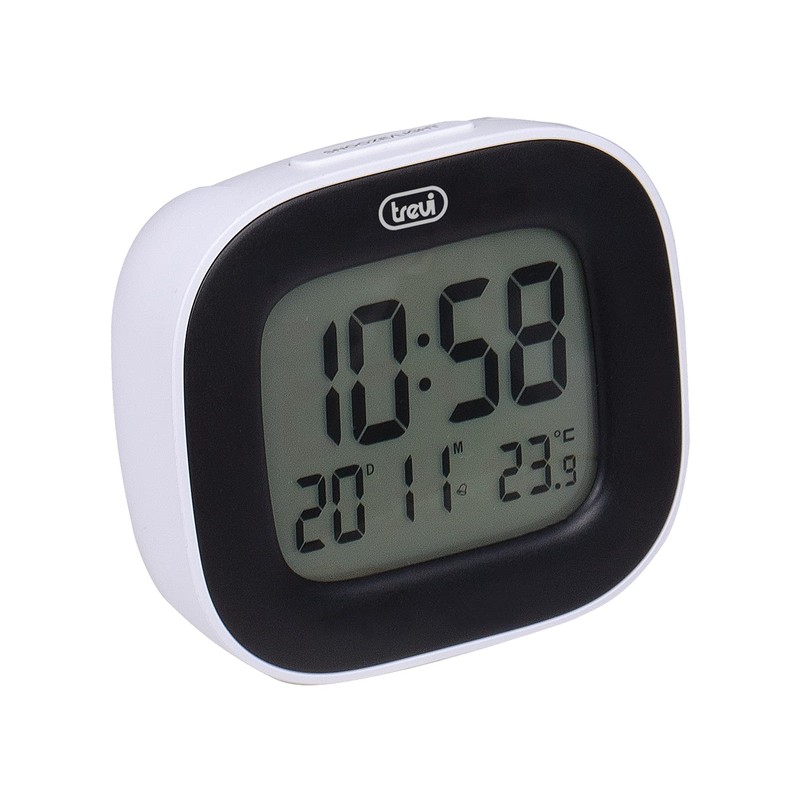 Trevi SLD 3875 Digital Clock with LCD Display, Alarm Clock,