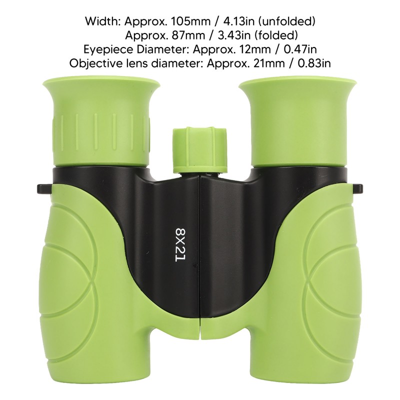 Outdoor Mini Kids Binoculars Foldable Anti Slip Portable Children Binoculars