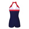 Ekouaer - Traje de baño de una pieza para mujer,