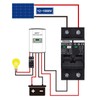 DIHOOL 2 Pole DC 12-1000V 15A Miniature Circuit Breaker for
