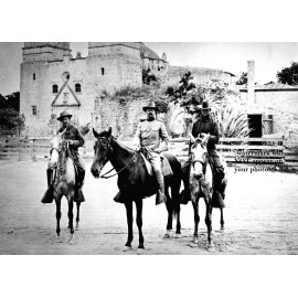 1898 Theodore Teddy Roosevelt PHOTO Rough Riders Horseback San Antonio
