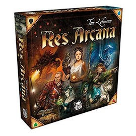 Sand Castle Games, Res Arcana, Basic Game, Connoisseur Game, Card Game, 2-4 Players, From 12+ Years, 30-60 Minutes, German