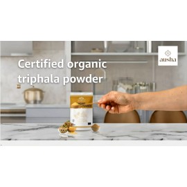 Polvo orgánico Triphala 250 g | Alivio del estreñimiento, limpieza de colon, digestión