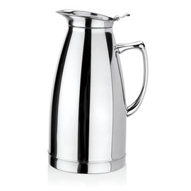 Topkapi Gastro 451.447 Insulated Jug 1.5 Litres Drip Proof Stainless Steel Silver Top Catering Quality