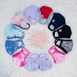 Kids Face Mask+Filters/Washable Reusable Cotton Masks/Made in USA/Fabric masks/Fashionable 2 ply/Filter Pocket/gift