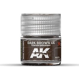 AK REAL COLORS RC074 Dark Brown 6K (10 ml)